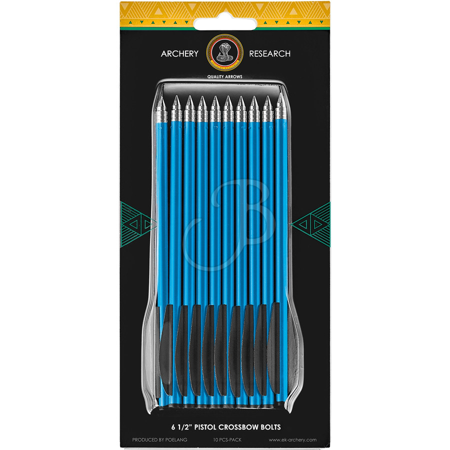 (image for) Pistol Crossbow Bolts - Aluminium Blue (10 Pack)
