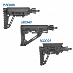 (image for) EK Archery Butt Stock with Buffer Tube for Revo 7, Siege, R9/RX/Adder