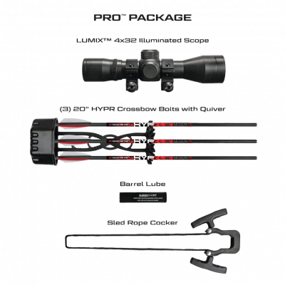 (Bild für) Killer Instinct Fatal-X 405 Compound Armbrust Pro Package 405fps