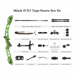 (image for) Sanlida Mircale 10 Premium Recurve Target Package RH 68" 32lbs *SINGLE PIECE*