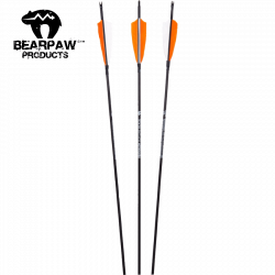 (image for) Penthalon Slim Line Black Carbon Arrow (with Feathers)