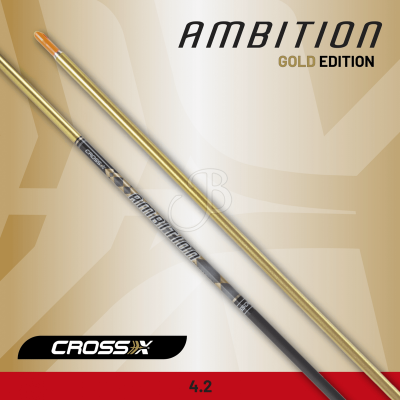 (image for) Cross-X Ambition Gold Edition (±0.001) Carbon Shaft