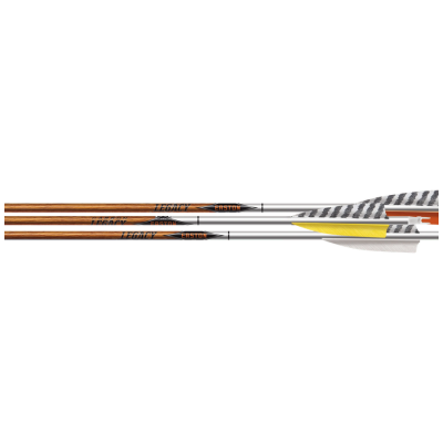 (Bild für) Easton Legacy Carbon Fertigpfeil mit Naturfedern (6er Pack)