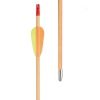 (Bild für) EK Archery Eco Holzpfeil komplett