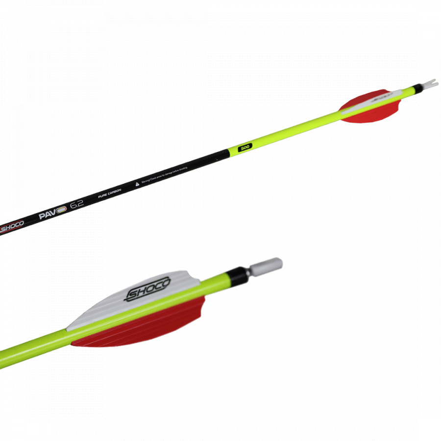 (Bild für) Shocq Pavo (±0.003) Carbon Fertigpfeil (6.2)