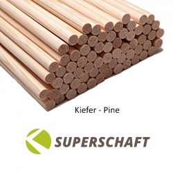 Superschaft Holzschaft Kiefer 32" (Bild für) Superschaft Holzschaft Kiefer 32"