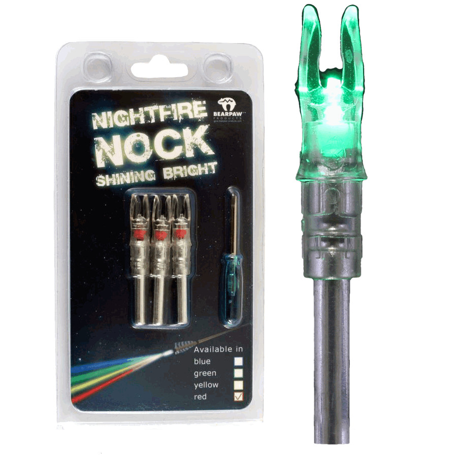 (image for) Bearpaw Nightfire Lighted Nock 0.245" (3er Pack)