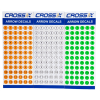 (Bild für) Cross-X Nummern-Aufkleber für Pfeile