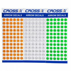 (Bild für) Cross-X Nummern-Aufkleber für Pfeile