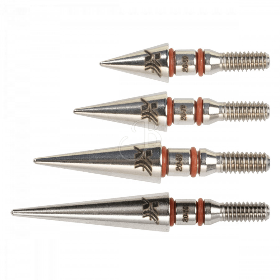 (Bild für) Cross-X Pro Pin Point Edelstahl Einschraubspitze 5/16" (6er Pack)