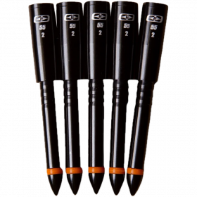 (image for) Easton 5mm Match Grade Half-Out Inserts (6/pk)