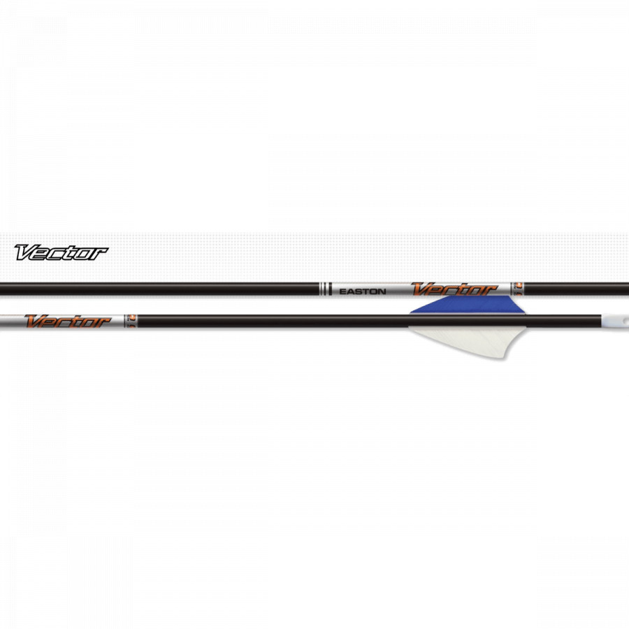 (Bild für) Easton Vector Fertigpfeil (schussfertig) mit Naturfedern
