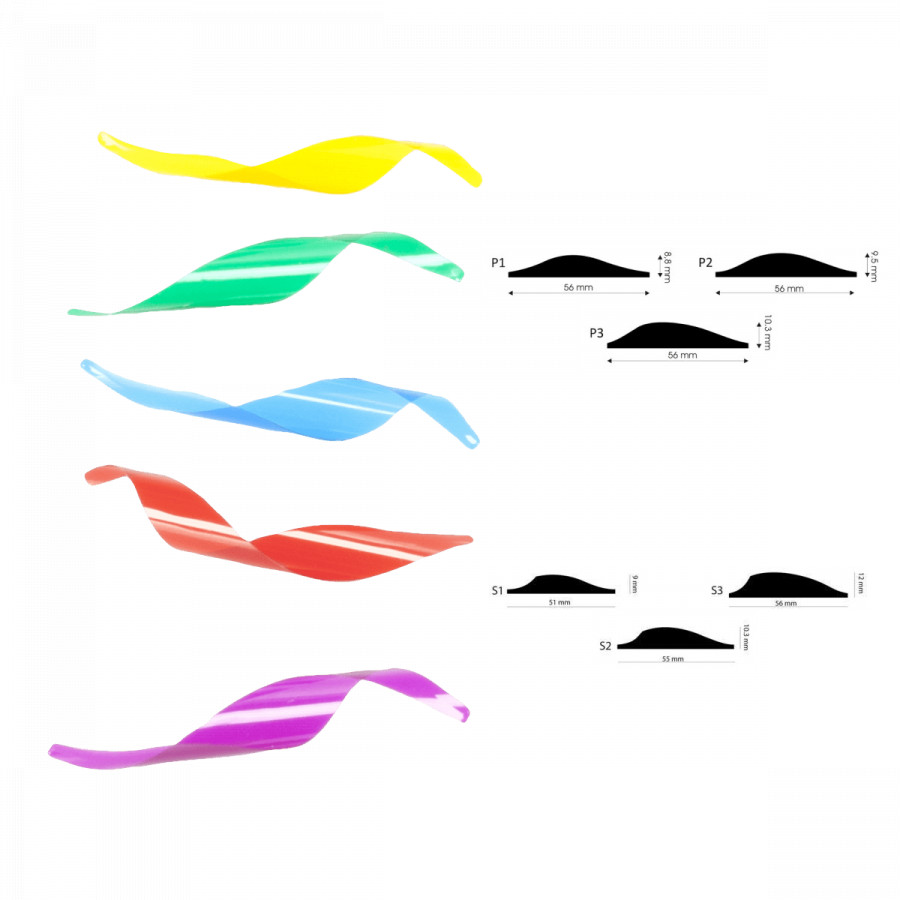 (Bild für) Eli Vanes Spine Vanes (50er Pack)