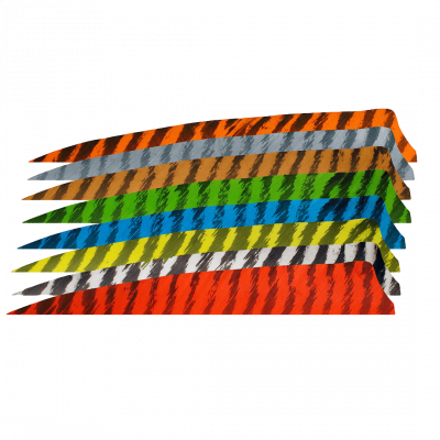 (image for) Gateway Feathers 3" RW (Shield) Barred Colors