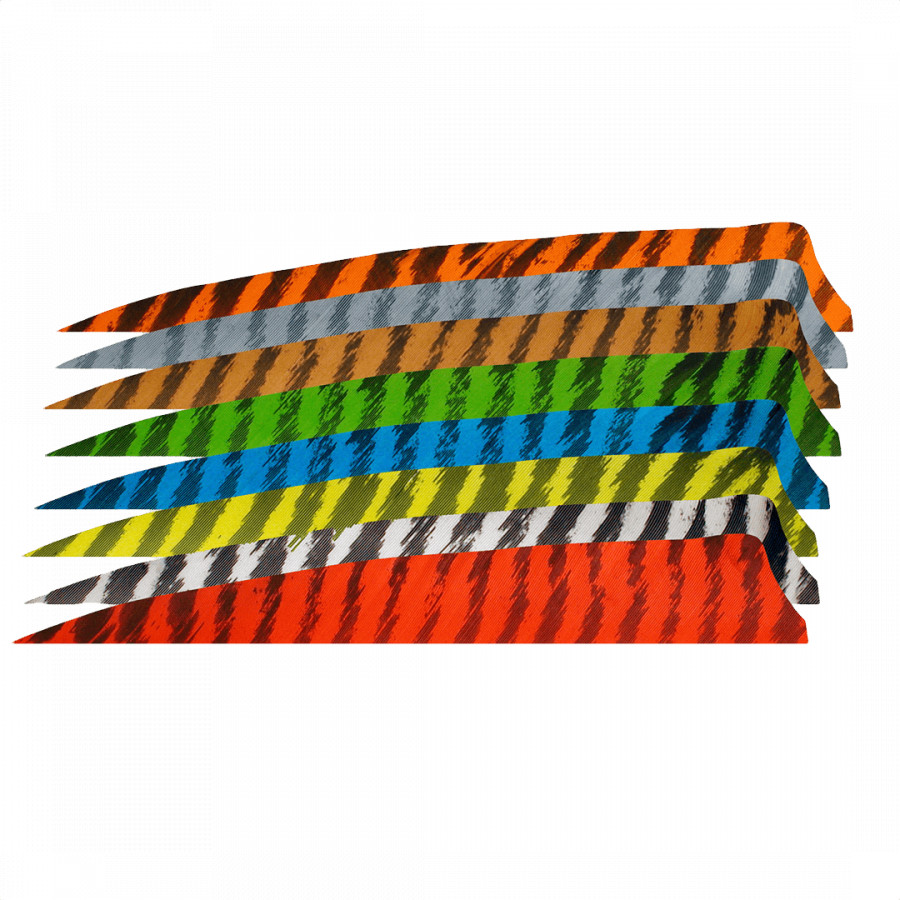 (image for) Gateway Feathers 3" RW (Shield) Barred Colors