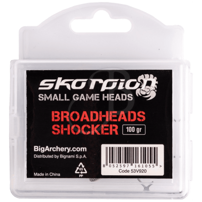 (image for) Skorpion Shocker Small Game Broadheads (4/pk)