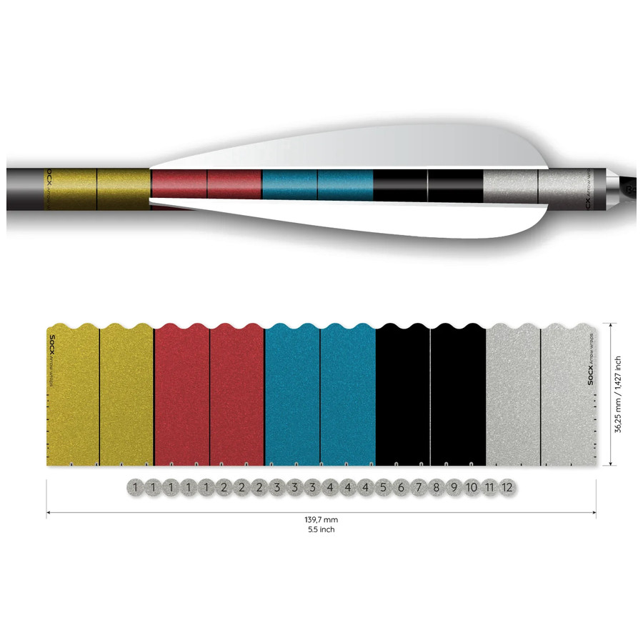 (image for) Socx Wrap 10.7mm (max.) Target Face Retro-Reflective White