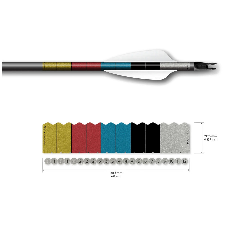 (image for) Socx Wrap 6.0mm (max.) Target Face Retro-Reflective White