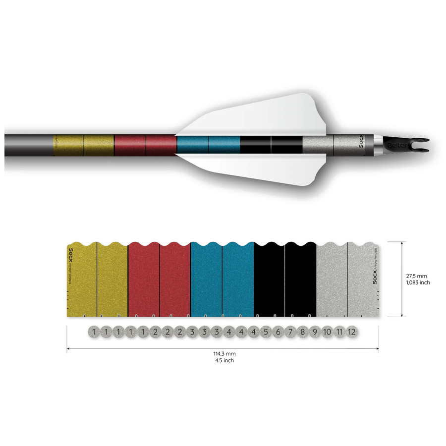 (image for) Socx Wrap 8.0mm (max.) Target Face Retro-Reflective White