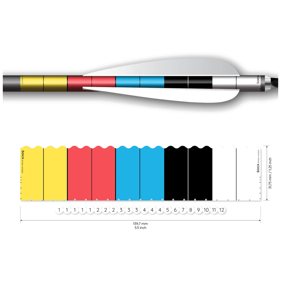 Socx Wrap 9.3mm (max.) Target Face (Bild für) Socx Wrap 9.3mm (max.) Target Face