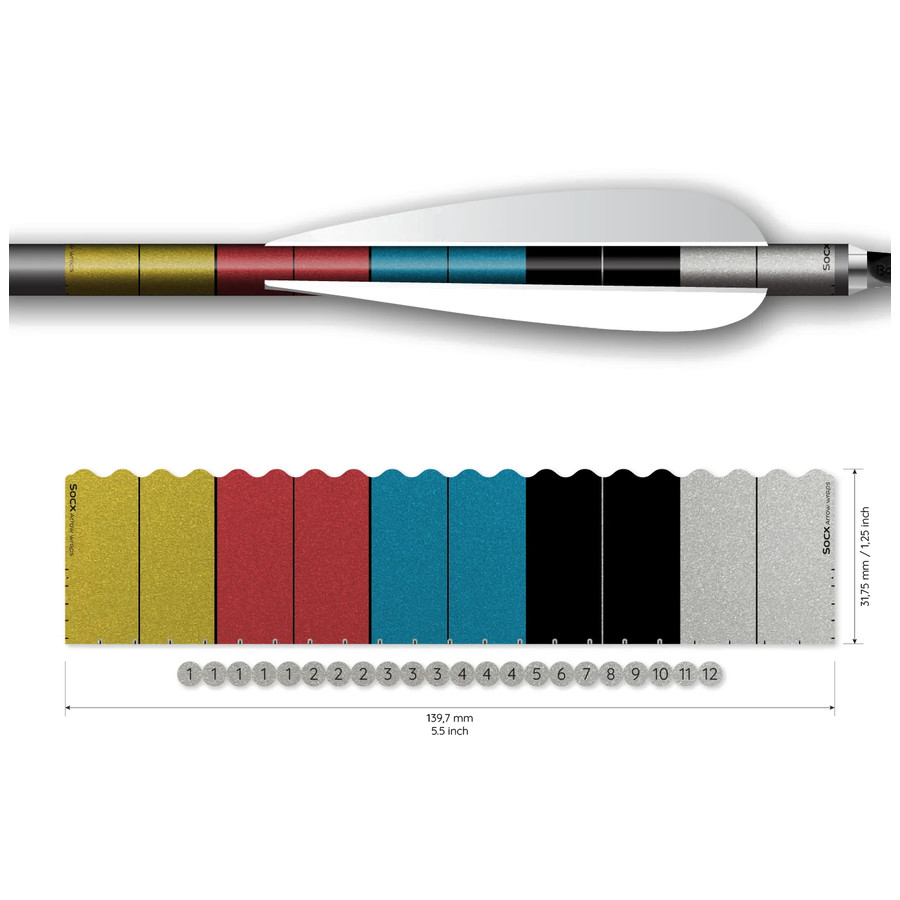 (image for) Socx Wrap 9.3mm (max.) Target Face Retro-Reflective White