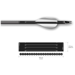 Socx Arrow Wrap für Spin Vanes auf Easton ACE (Solid) (Bild für) Socx Arrow Wrap für Spin Vanes auf Easton ACE (Solid)