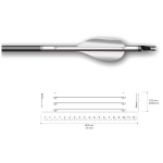 Socx Arrow Wrap für Spin Vanes auf Easton ACE (Solid) (Bild für) Socx Arrow Wrap für Spin Vanes auf Easton ACE (Solid)