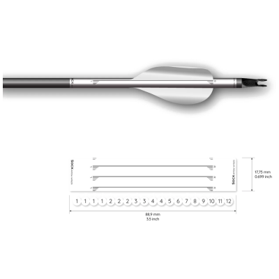(Bild für) Socx Arrow Wrap für Spin Vanes auf Easton ACE (Solid)