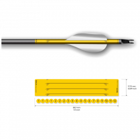 (Bild für) Socx Arrow Wrap für Spin Vanes auf Easton ACE (Solid)