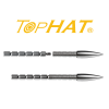TopHat .166" SL Convex DWAC break-off Klebespitze (Bild für) TopHat .166" SL Convex DWAC break-off Klebespitze