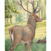 (Bild für) JVD Tierbildauflage großer Hirsch (119cm)
