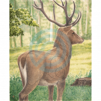 (image for) JVD Animal Target Face Large Deer (119cm)