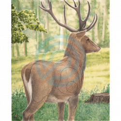 (Bild für) JVD Tierbildauflage großer Hirsch (119cm)