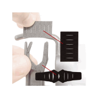 (image for) QAD Laser Cut Felt Kit for Arrow Rests black (3/pk)