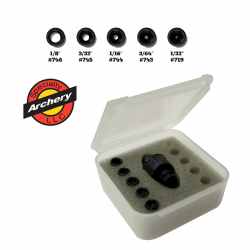 Specialty Archery Aperture Kit 1/8" (Bild für) Specialty Archery Aperture Kit 1/8"