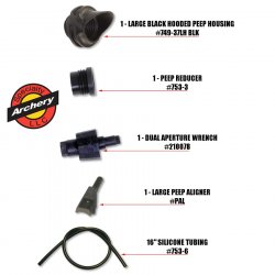 (image for) Specialty Archery Peepsight Hunter Peep Kit 1/4"