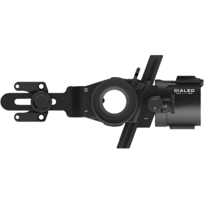 (Bild für) Dialed Archery Prüf Mover Visier Riser Mount Dovetail (schwarz)