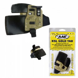(image for) AAE KSL Gold Cordovan Fingertab (brass)