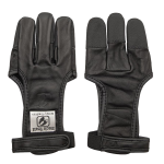 (image for) Buck Trail Onyx Leather Shooting Glove with Buffalo Fingertips