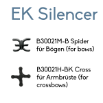 EK Archery String Silencer Sehnen-Geräuschdämpfer (6er Pack)