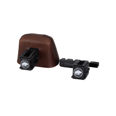 (image for) Bear Kodiak Traditinal Quick Disconnect Leather Bow Quiver (brown)