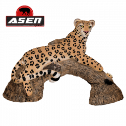 (Bild für) Wildcrete 3D Leopard am Baumstamm