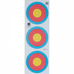 Auflage WA/FITA 3-Spot 40cm (Recurve) (Bild für) Auflage WA/FITA 3-Spot 40cm (Recurve)