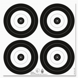 Krüger IFAA Feld-Auflage 20cm 4-Spot *verstärkt* (Bild für) Krüger IFAA Feld-Auflage 20cm 4-Spot *verstärkt*