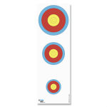 Krüger Auflage 3-Spot Ausbildungssscheibe 100/75/50%