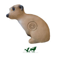 Leitold 3D-Ziel Erdmännchen sitzend