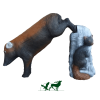 Leitold 3D-Ziel Keiler springend mit Stein (Bild für) Leitold 3D-Ziel Keiler springend mit Stein