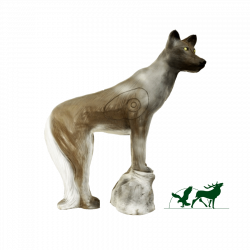 Leitold 3D-Ziel Wolf auf Stein (Bild für) Leitold 3D-Ziel Wolf auf Stein