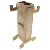 (image for) EXE Wooden Ground Stand for Bow and Arrows