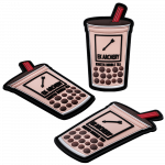 (image for) EK Archery PVC Hook & Loop Patch (Adder, Revo, EK Logo, Bubble Tea)